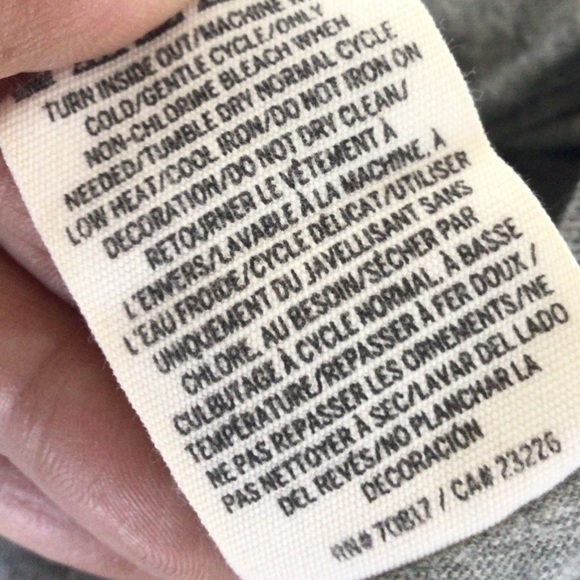 PINK VICTORIAS SECRET SEQUIN GRAY LONG SLEEVE TOP SMALL - Picture 8 of 10